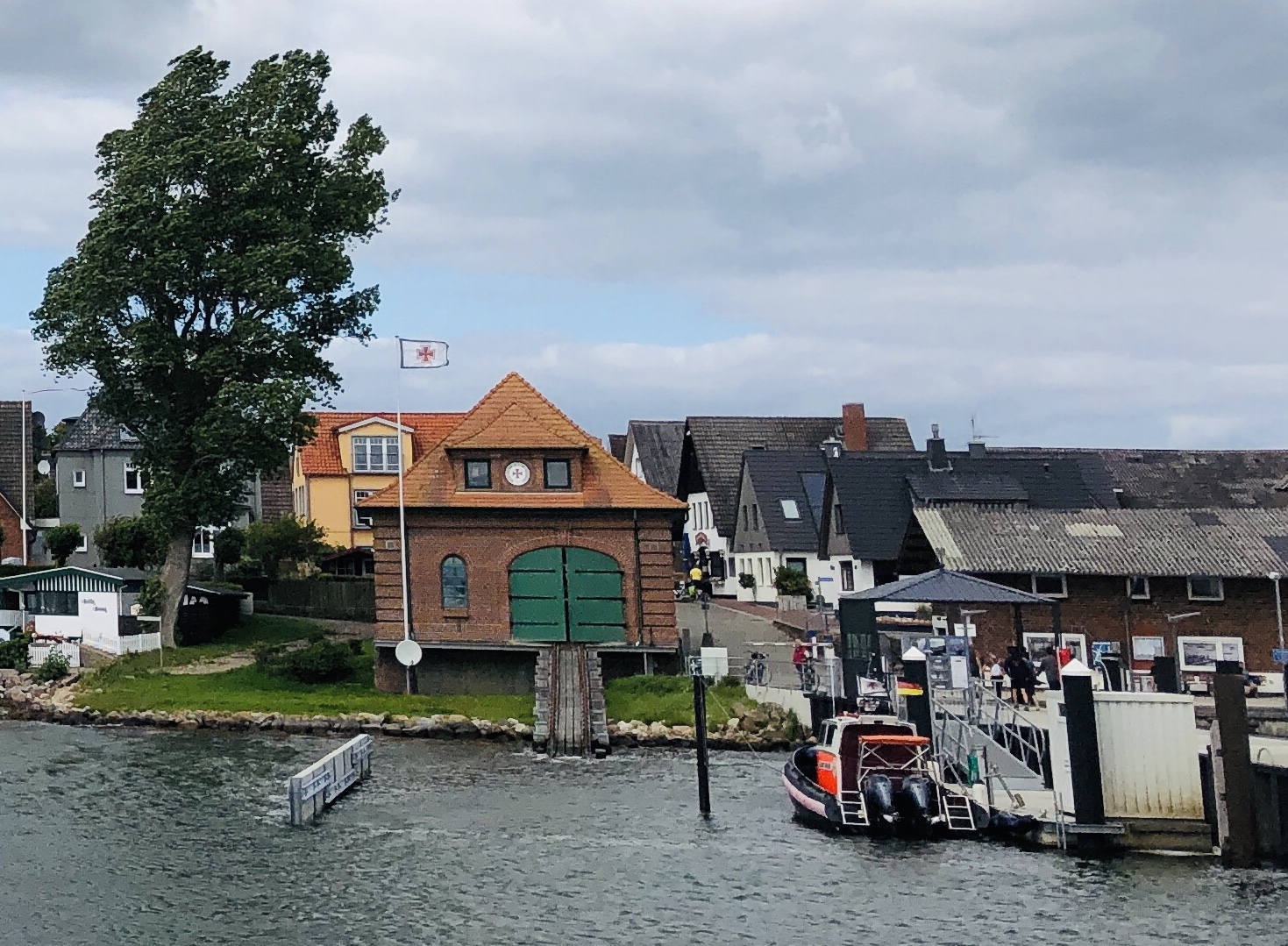 Historische Seenotrettungsstation in Maasholm an der Schlei