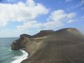 Neue Halbinsel auf Faial nach dem Vulkanausbruch
