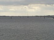 Einfahrt nach Herkingen, vom Meldesteiger aus