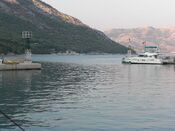 die Einfahrt von innen