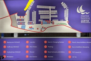 Karte Marina Hramina Murter