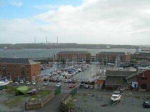 Milford-Haven - Blick auf River Cleddau.JPG