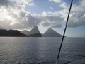 Zufahrt auf die Pitons