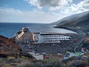 Puerto de la Estaca von Norden gesehen