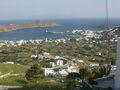 Blick von der Chora auf die Bucht Leivadion