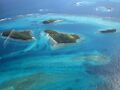 Die Tobago Cays aus der Luft